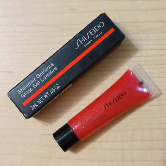 Shiseido Mini Shimmer Red Gel Lip Gloss Balm - Picture 1 of 7